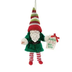 Department 56 Possible Dream Ornaments<Gnome Bad Or Good Orn