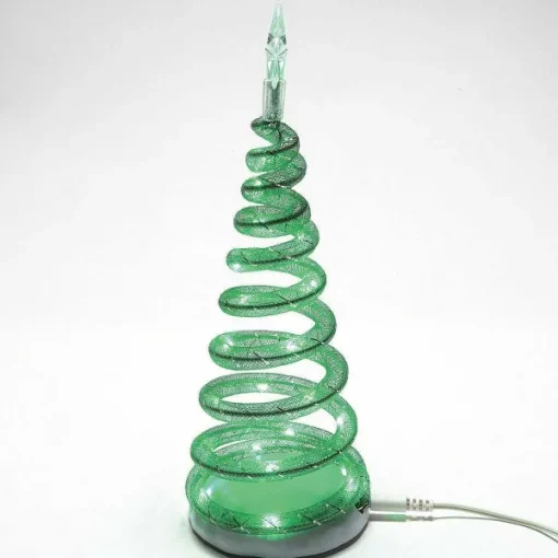 Department 56 Village Accessories<Spiralight Led Tree Green