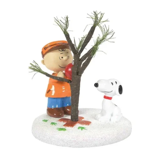 Department 56 Peanuts Village<The Perfect Tree